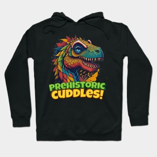 Prehistoric Cuddles cute design Hoodie